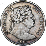 1816 Halfcrown - George III British Silver Coin - Nice
