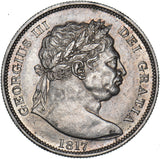 1817 Halfcrown - George III British Silver Coin - Superb