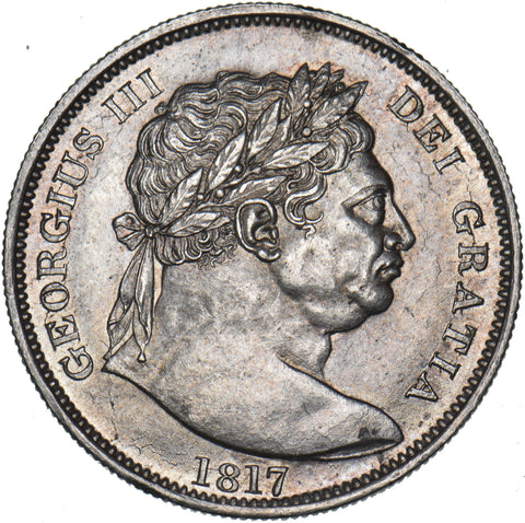 1817 Halfcrown - George III British Silver Coin - Superb