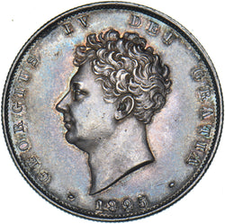 1825 Halfcrown - George IV British Silver Coin - Very Nice