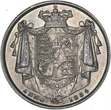 1834 Halfcrown (WW in block) - William IV British Silver Coin - Very Nice