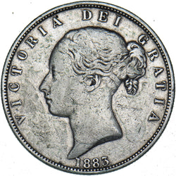 1883 Halfcrown - Victoria British Silver Coin