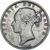 1883 Halfcrown - Victoria British Silver Coin