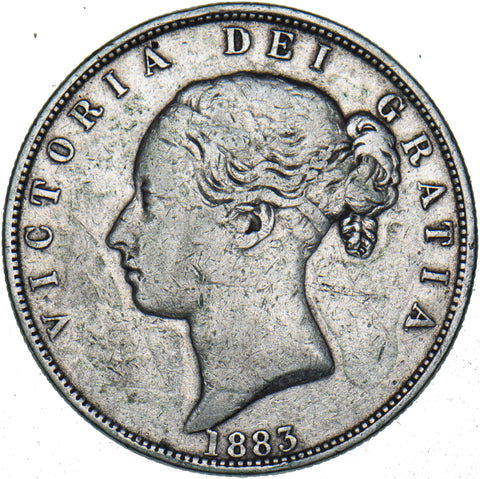 1883 Halfcrown - Victoria British Silver Coin