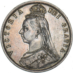 1887 Halfcrown - Victoria British Silver Coin - Nice