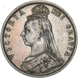 1887 Halfcrown - Victoria British Silver Coin - Nice