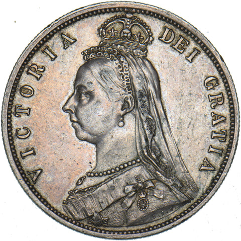 1887 Halfcrown - Victoria British Silver Coin - Nice