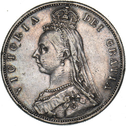 1887 Halfcrown - Victoria British Silver Coin - Nice