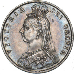 1891 Halfcrown - Victoria British Silver Coin - Nice