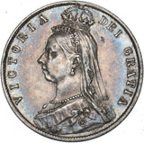 1891 Halfcrown - Victoria British Silver Coin - Nice