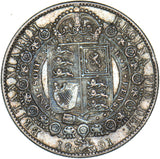 1891 Halfcrown - Victoria British Silver Coin - Nice
