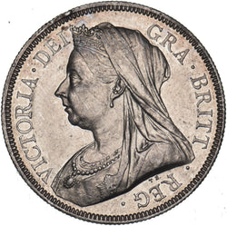 1893 Halfcrown - Victoria British Silver Coin - Very Nice