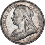 1893 Halfcrown - Victoria British Silver Coin - Nice