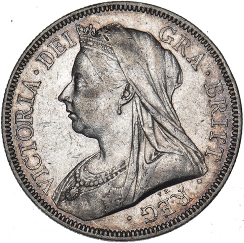 1893 Halfcrown - Victoria British Silver Coin - Nice