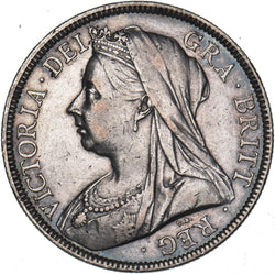 1895 Halfcrown - Victoria British Silver Coin - Nice