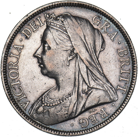 1895 Halfcrown - Victoria British Silver Coin - Nice