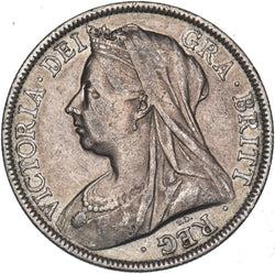1896 Halfcrown - Victoria British Silver Coin - Nice