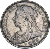 1900 Halfcrown - Victoria British Silver Coin - Nice