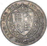 1900 Halfcrown - Victoria British Silver Coin - Nice