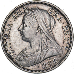 1901 Halfcrown - Victoria British Silver Coin - Nice