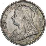 1901 Halfcrown - Victoria British Silver Coin - Superb