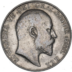 1902 Halfcrown - Edward VII British Silver Coin