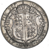1902 Halfcrown - Edward VII British Silver Coin