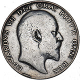 1904 Halfcrown - Edward VII British Silver Coin