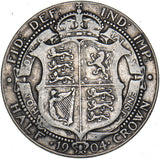 1904 Halfcrown - Edward VII British Silver Coin