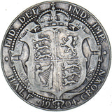 1904 Halfcrown - Edward VII British Silver Coin