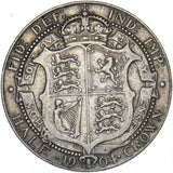 1904 Halfcrown - Edward VII British Silver Coin