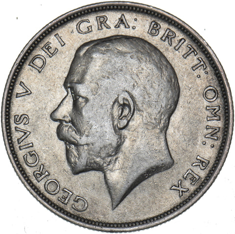 1913 Halfcrown - George V British Silver Coin - Nice