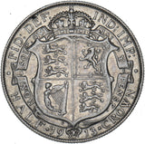 1913 Halfcrown - George V British Silver Coin - Nice