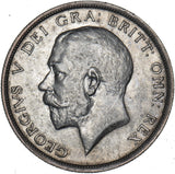 1915 Halfcrown - George V British Silver Coin - Nice