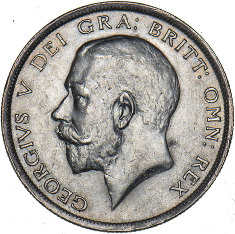 1915 Halfcrown - George V British Silver Coin - Very Nice