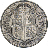 1915 Halfcrown - George V British Silver Coin - Very Nice