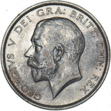1915 Halfcrown - George V British Silver Coin - Very Nice