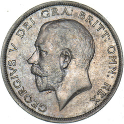 1915 Halfcrown - George V British Silver Coin - Nice