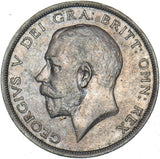 1915 Halfcrown - George V British Silver Coin - Nice