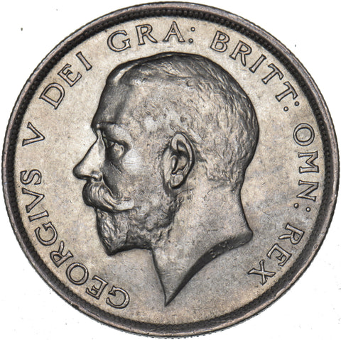 1916 Halfcrown - George V British Silver Coin - Very Nice