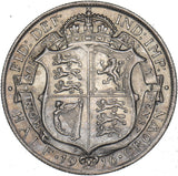 1916 Halfcrown - George V British Silver Coin - Very Nice