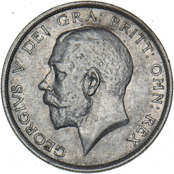 1916 Halfcrown - George V British Silver Coin - Nice