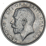 1916 Halfcrown - George V British Silver Coin - Nice