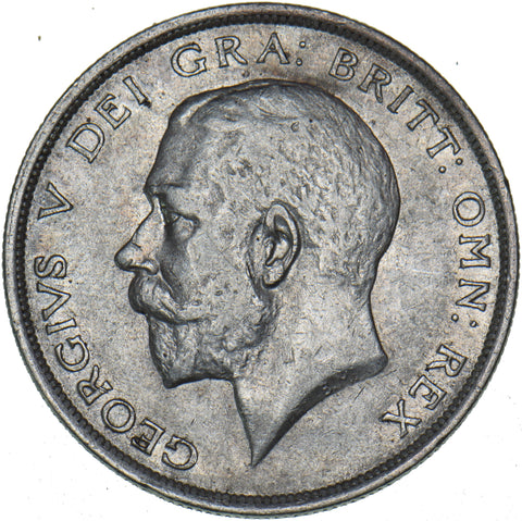 1916 Halfcrown - George V British Silver Coin - Nice