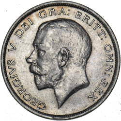 1916 Halfcrown - George V British Silver Coin - Nice
