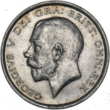 1916 Halfcrown - George V British Silver Coin - Nice