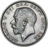 1916 Halfcrown - George V British Silver Coin - Nice