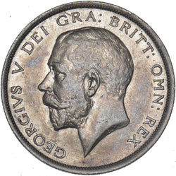 1916 Halfcrown - George V British Silver Coin - Nice