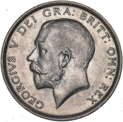 1917 Halfcrown - George V British Silver Coin - Nice