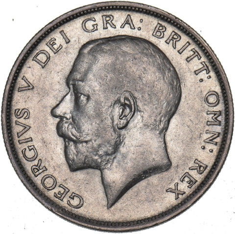 1917 Halfcrown - George V British Silver Coin - Nice